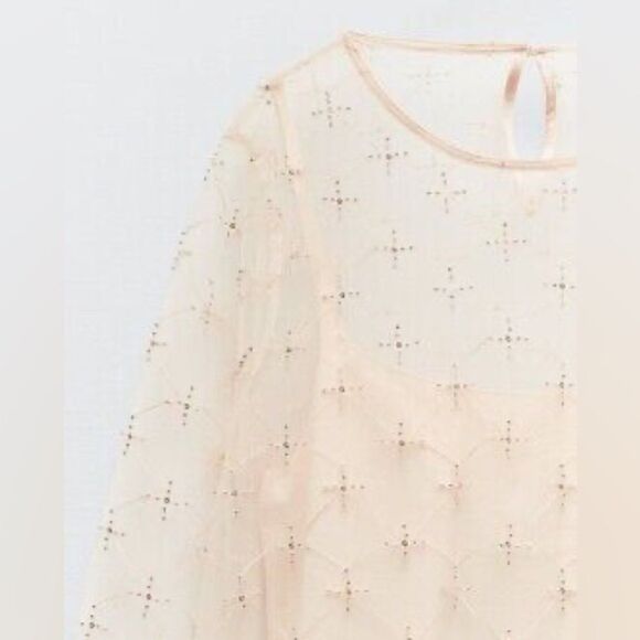 ZARA BEADED KNIT DRESS LIMITED EDITION - Picture 9 of 9